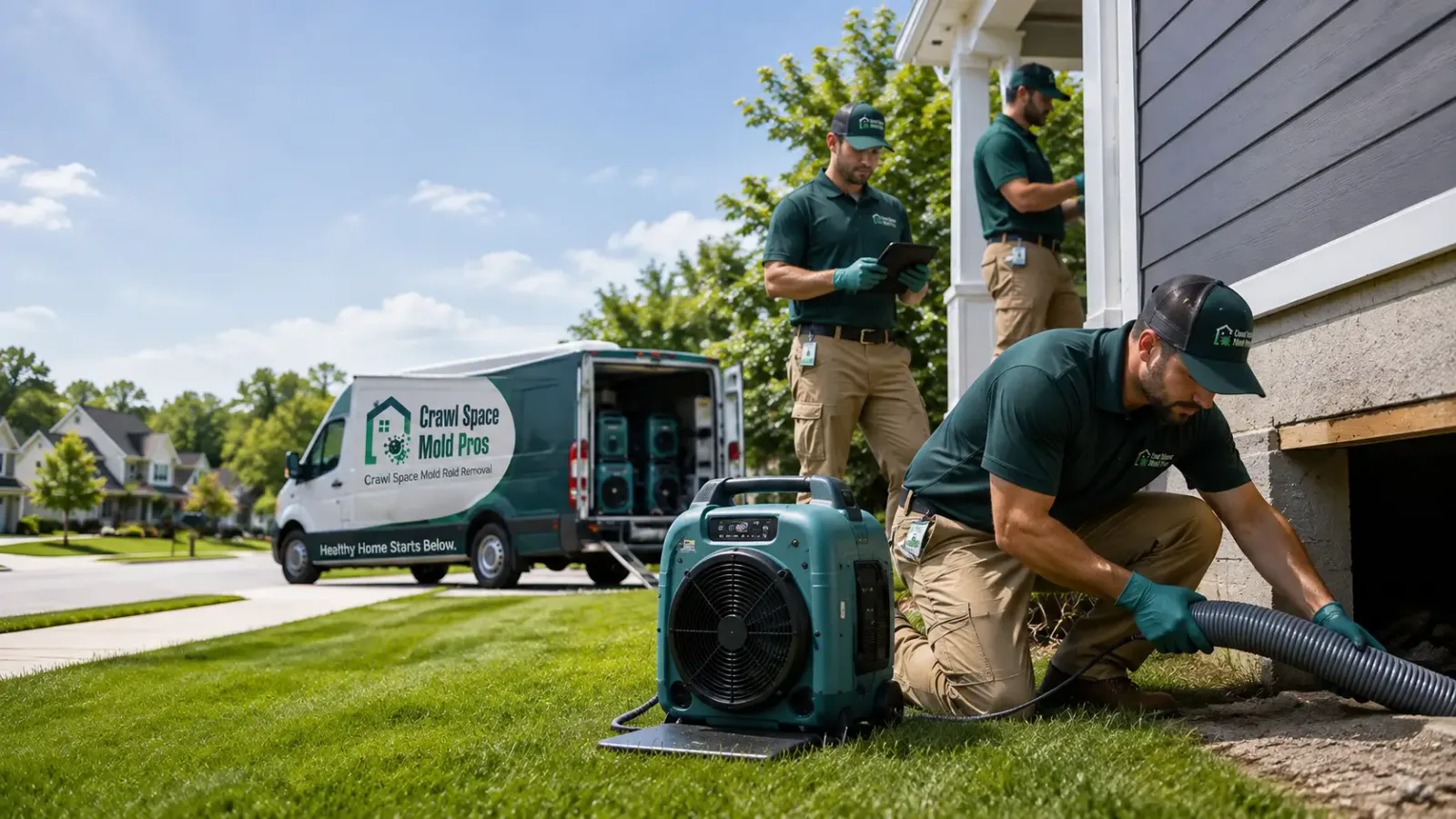 Crawl Space Mold Removal in Grant Park, IL